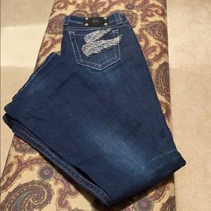 Miss Me Jeans with Sparkle Wings on pocket